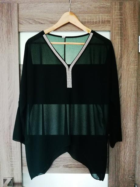 Slávnostná blúzka smaragdovej farby, m