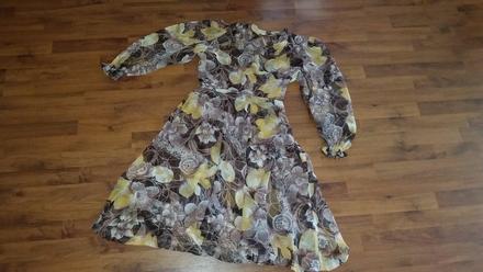 Priesvitné retro šaty, s