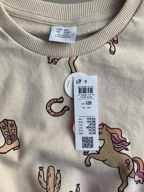 Mikina lindex, lindex,128 / 140