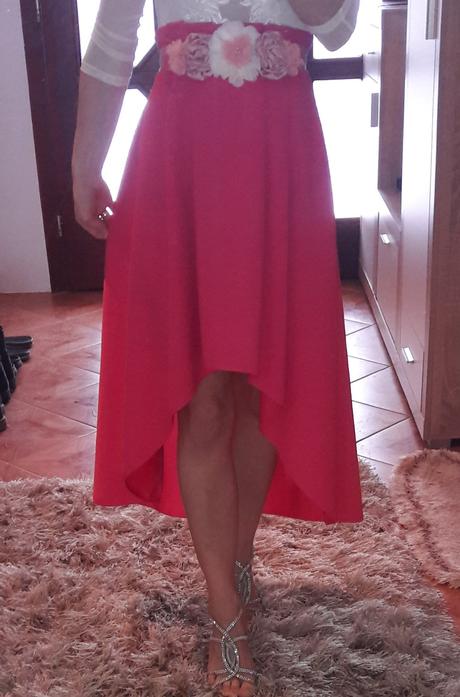 Asymetrická elegantná sukňa, m