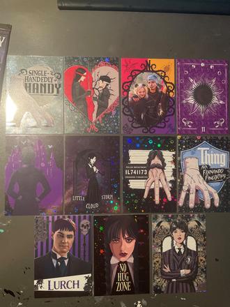 Wednesday - trading cards,