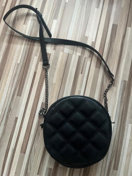 Čierna večerna okrúhla kabelka, 