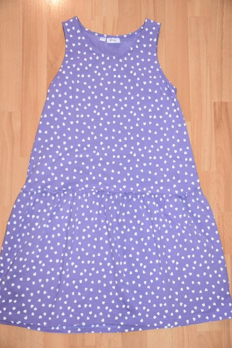 Letné srdiečkové šaty, bonprix,164