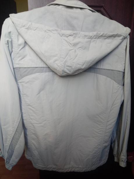 Sivá dvojstranná prechodná bunda - nová, m