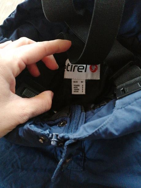 Nohavice do snehu, etirel,92