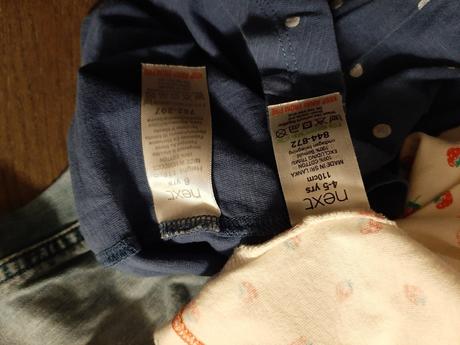 Nádherné tričká next a capri rifle h&m 3-5r., next,110