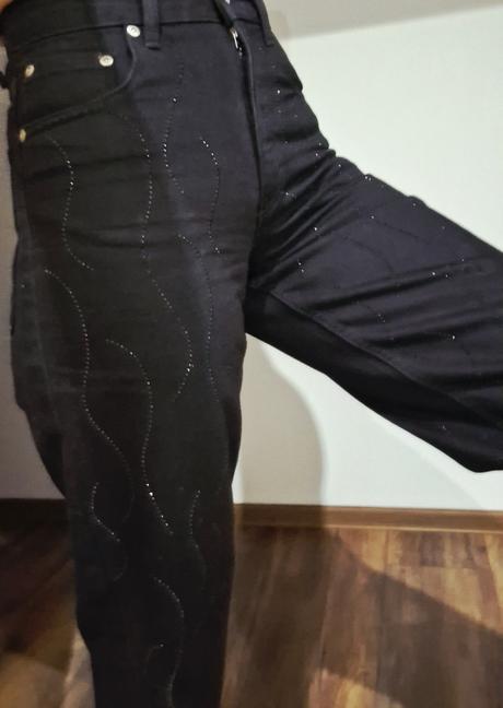 Trblietave rifle jeans zara 34-xs, zara,xs