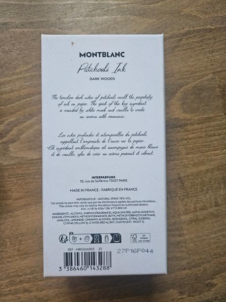 Montblanc-patchouli ink,