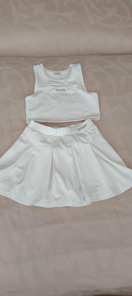Biela športová súprava zn.zara, zara,128
