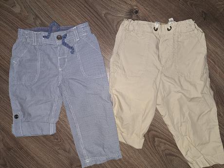 Tenšie nohavice,  aj ako kratase, h&m,86