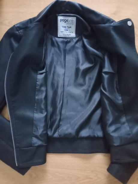 Koženková bunda, takko,164