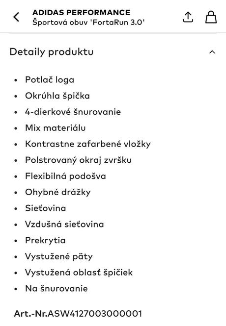 Tenisky adidas performance fortarun 3.0, adidas,36