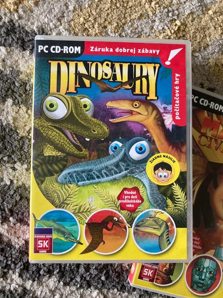 Pc cd-rom mayská civilizácia a dinosaury, 