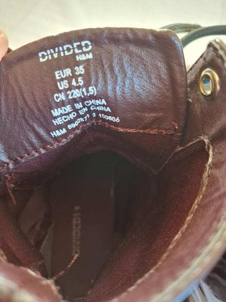 Prechodná obuv lakovky, h&m,36
