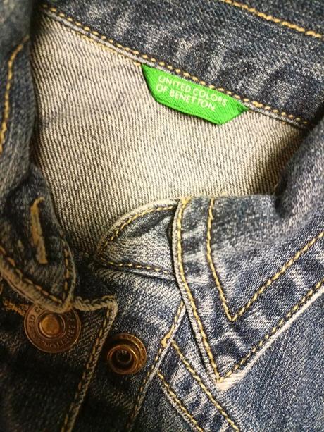 Šaty riflové benetton, benetton,98