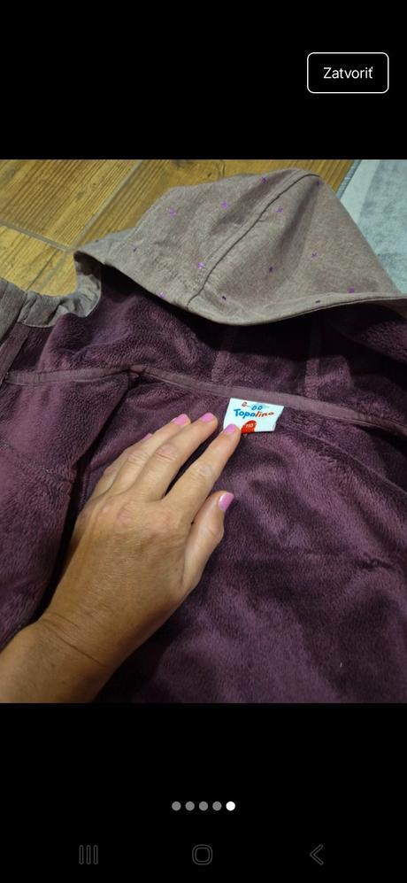 Sofselovy kabatik, topolino,110