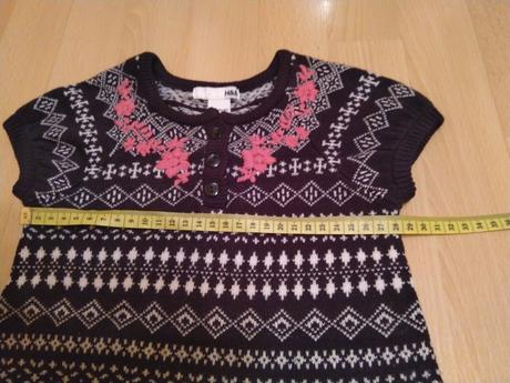 Pletené teplé šatky pre slecnu, h&m,86