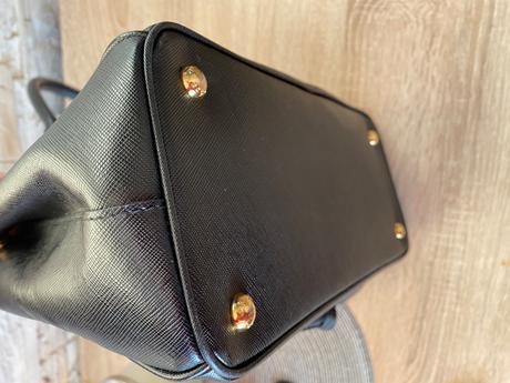 Original prada saffiano lux galleria double zip, prada