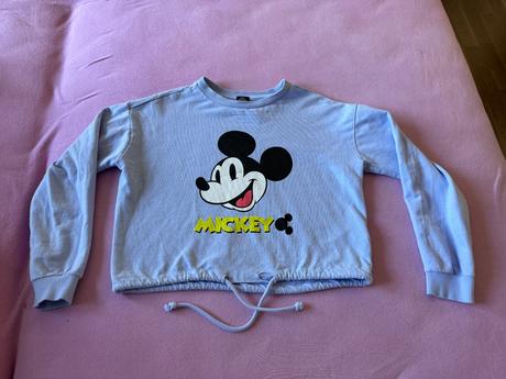 Crop top mikina mickey, sinsay,140