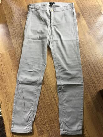 Bavlnene nohavice na leto, h&m,38