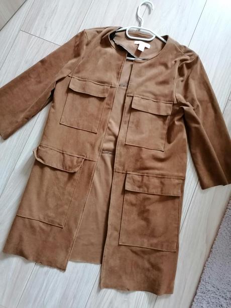 Semišovy kardigan, h&m,m