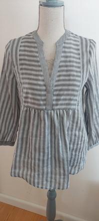 Hallhuber ľanová blúzka tunika, s