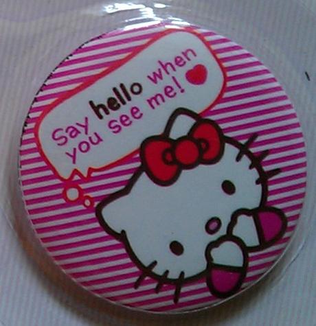 Odznak hello kitty, 