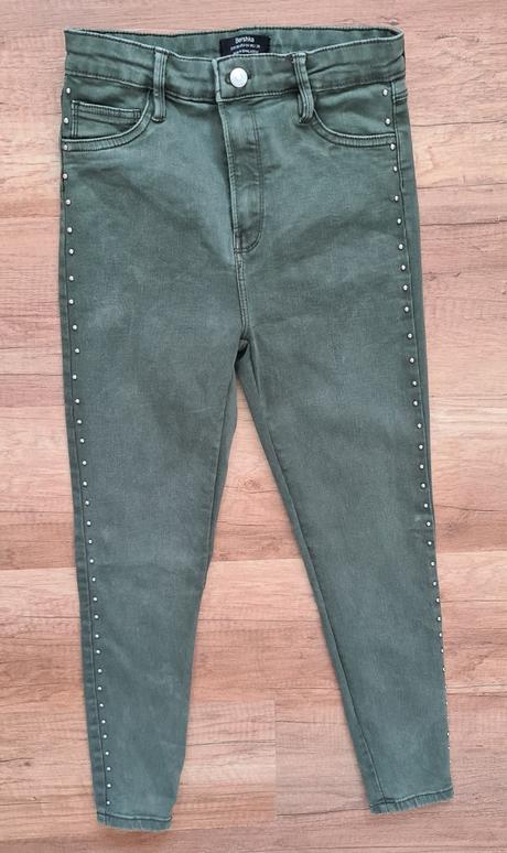 Riflíky bershka, veľ. 36, super stav, bershka,36