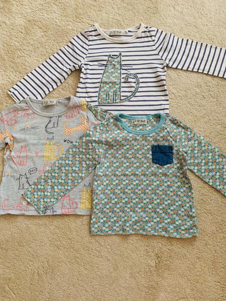 Tričká dlhý rukáv next 3ks, next,92