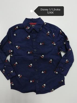 Modrá košeľa s mickey, disney,86