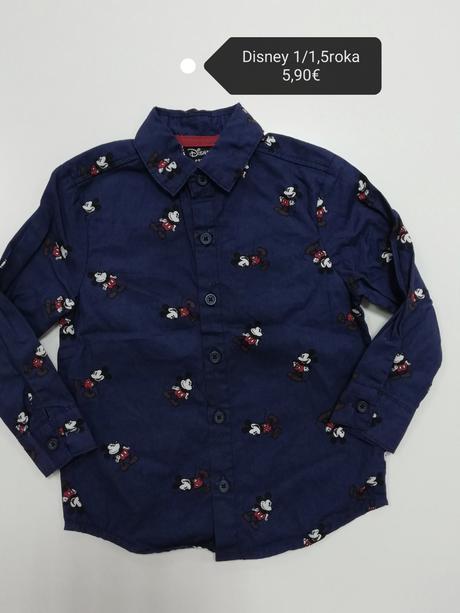 Modrá košeľa s mickey, disney,86