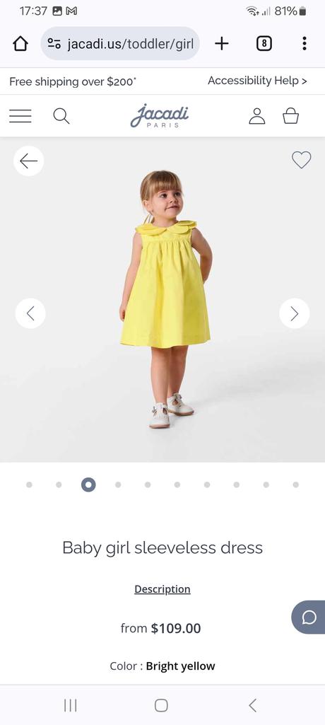 Jacadi žlté šaty s nohavičkami, 1 rok, jacadi,86