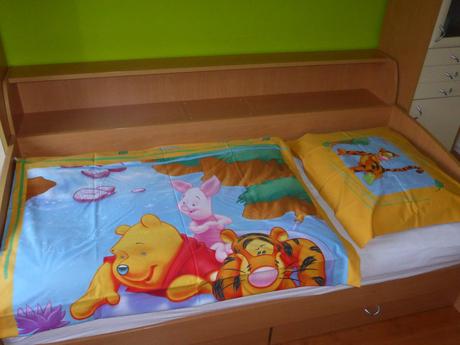 Posteľné obliečky - medvedík pú, šírka (cm): 90,dĺžka (cm): 200