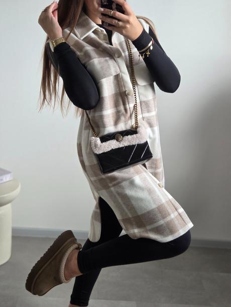 Oversize vesta, h&m,s