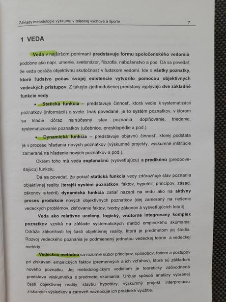 Základy metodológie výskumu v tv a športe, 