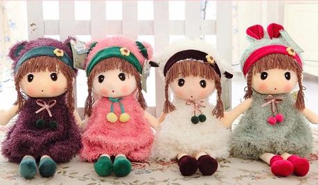 Zelena plnena babika angela dolls velkost 45cm,