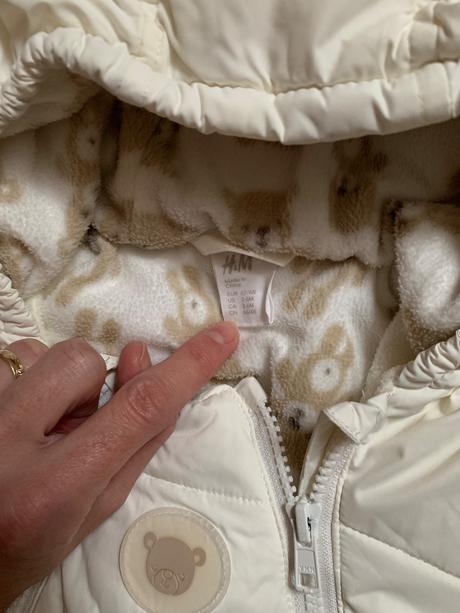 Zimná, prešívaná kombinéza, h&m,62
