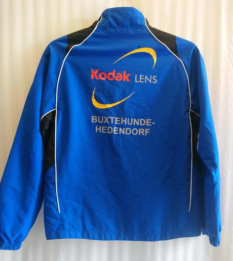 Modro čierna športová vetrovka, jako, s/m, m