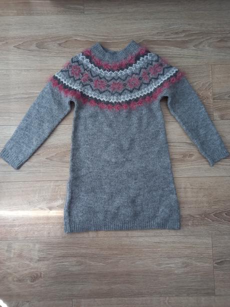 Pletené šaty (takmer nenosené), lupilu,116