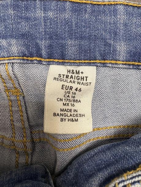 Pánske skinny rifle, h&m,46