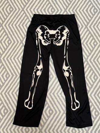 Kostým kostry nohavice,