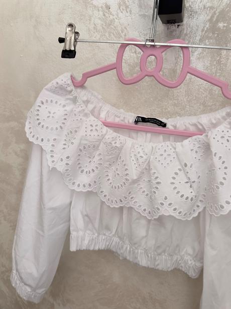 Zara blúzka, madeira košeľa s volánom, zara,xs