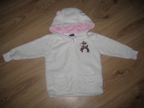 Chlpatková mikinka s kapuckou 86/92, lupilu,86