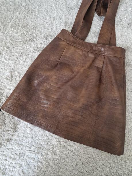 Koženková sukňa zara, zara,xs