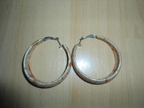 Kruhove oranzove nausnice, 