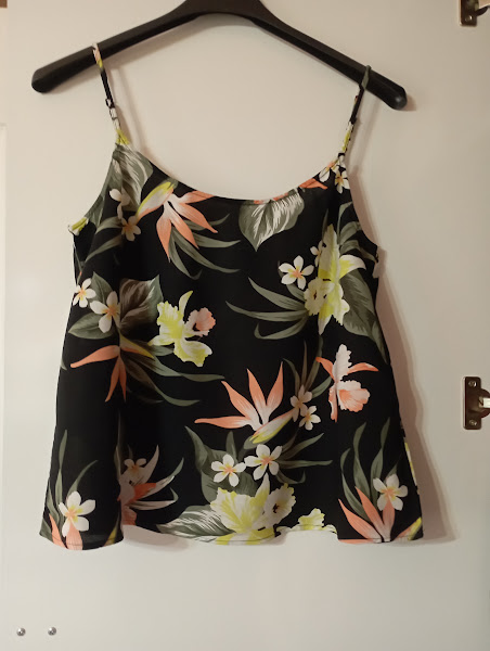 Kvetovaný top, h&m,36