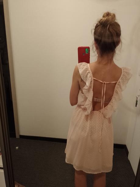 Bledoružove letné šaty, pinkie,s