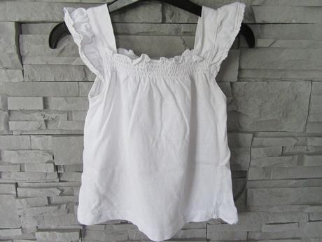 Biele tričko, h&m,86