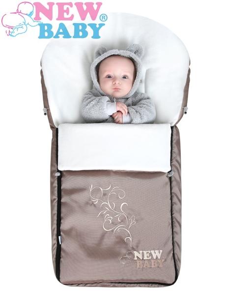 Luxusný fleecový fusak čierny, new baby