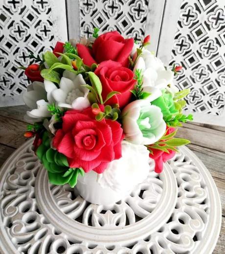 Voňavé mydlové kytice,